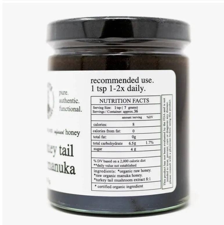 Adaptive Honey. Turkey Tail + Manuka Honey - Wholesale