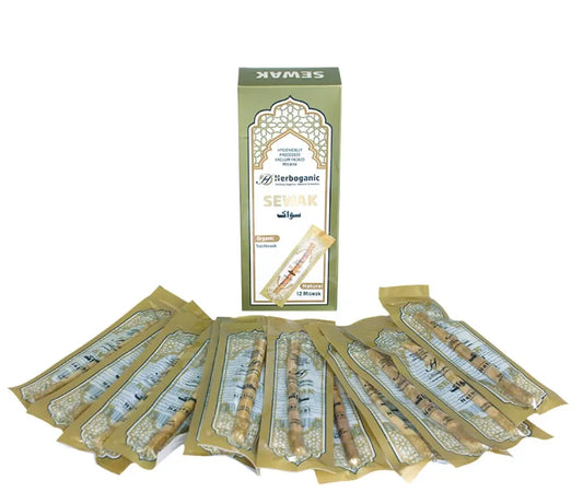 Miswak Oral Care Chew Stick - 12 pack