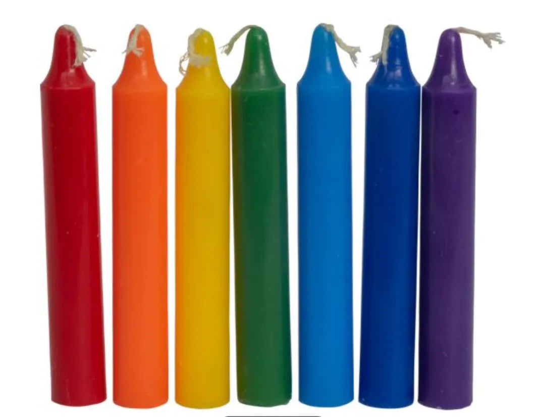 Chakra Meditation Candles 5in (Set of 7)