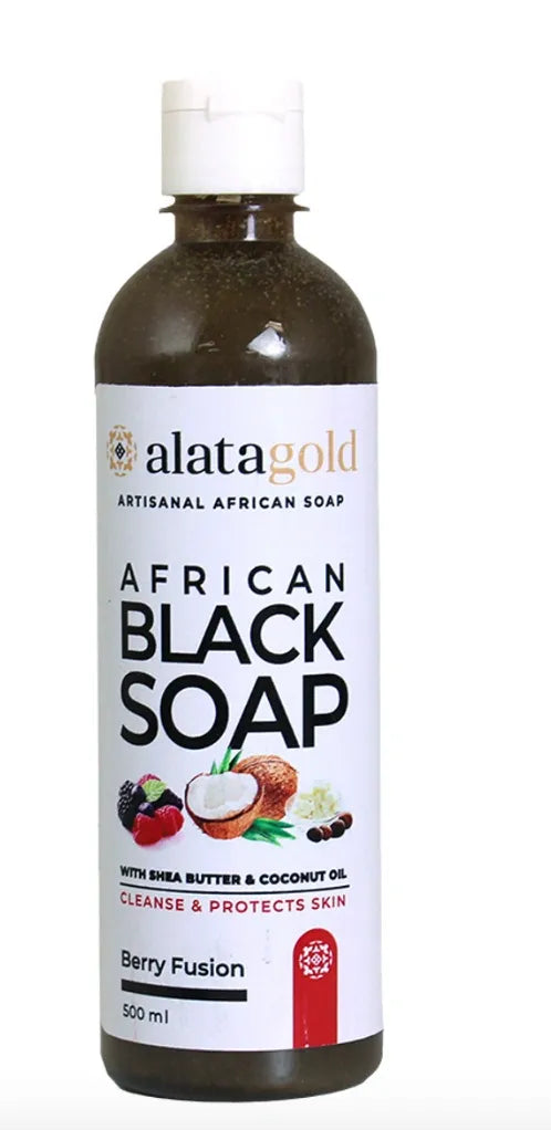 AlataGold African Black Soap - Berry Fusion 500 mL