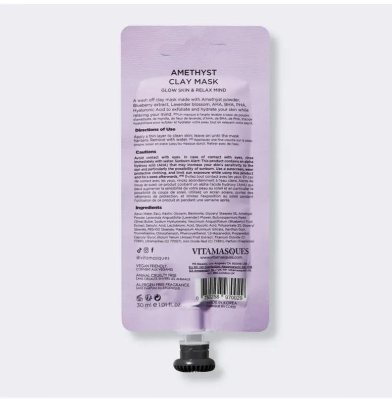 Amethyst Clay Mud Mask