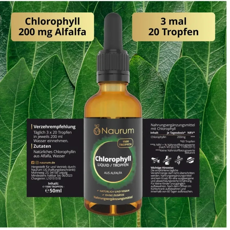 Chlorophyll Liquid Drops - Natural liquid