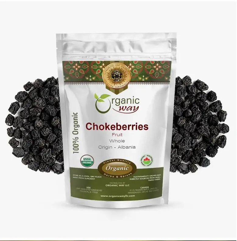 Chokeberries Fruit (Whole), European Wild Harvest 1 LB - Wholesale