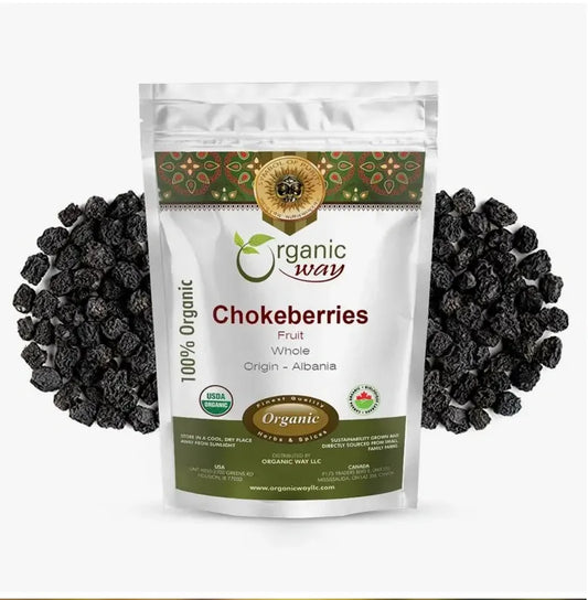Chokeberries Fruit (Whole), European Wild Harvest 1 LB