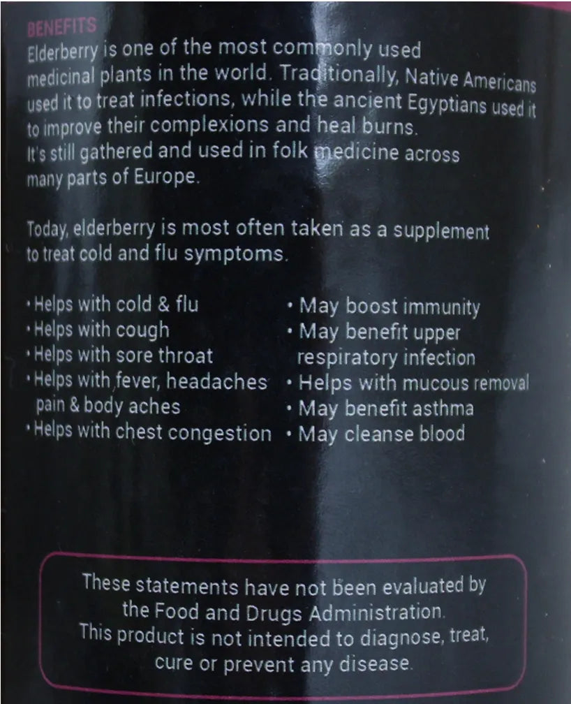 Elderberry Wellness Detox - 16 oz.