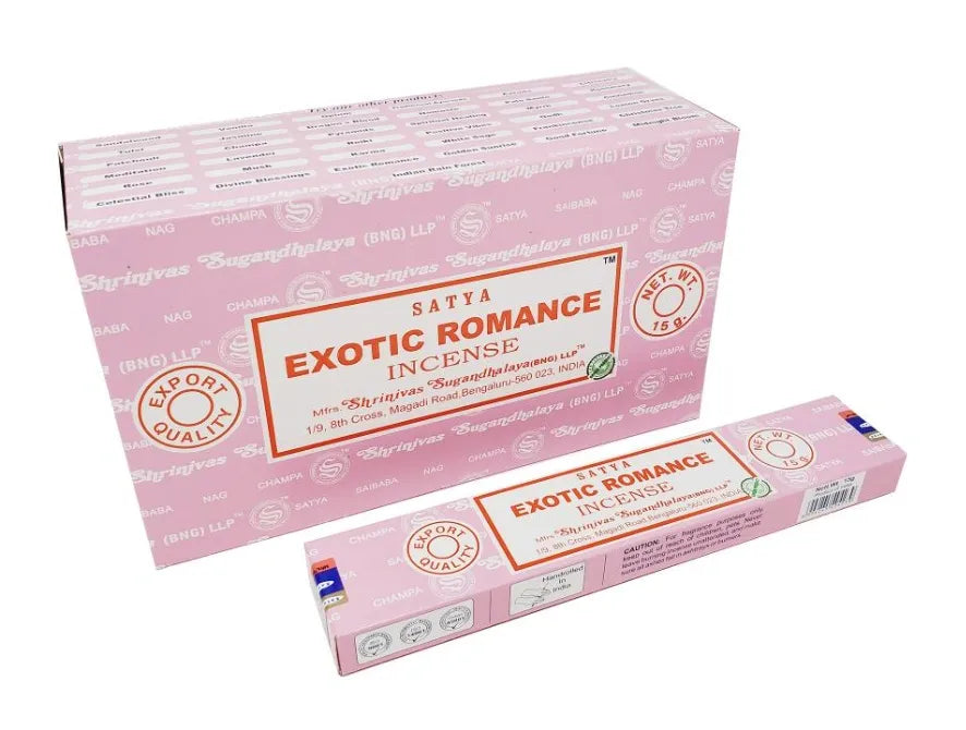 Satya Exotic Romance Incense Sticks 15g