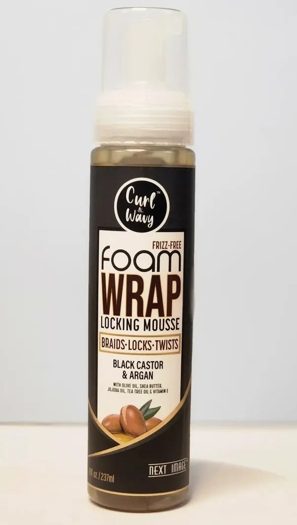NEXT IMAGE - Foam Wrap Locking Mousse [Black Castor & Argan]