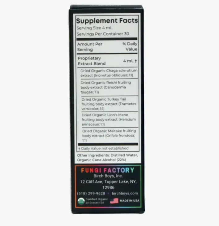Fungi Five (Multi-Mushroom Tincture) - Wholesale