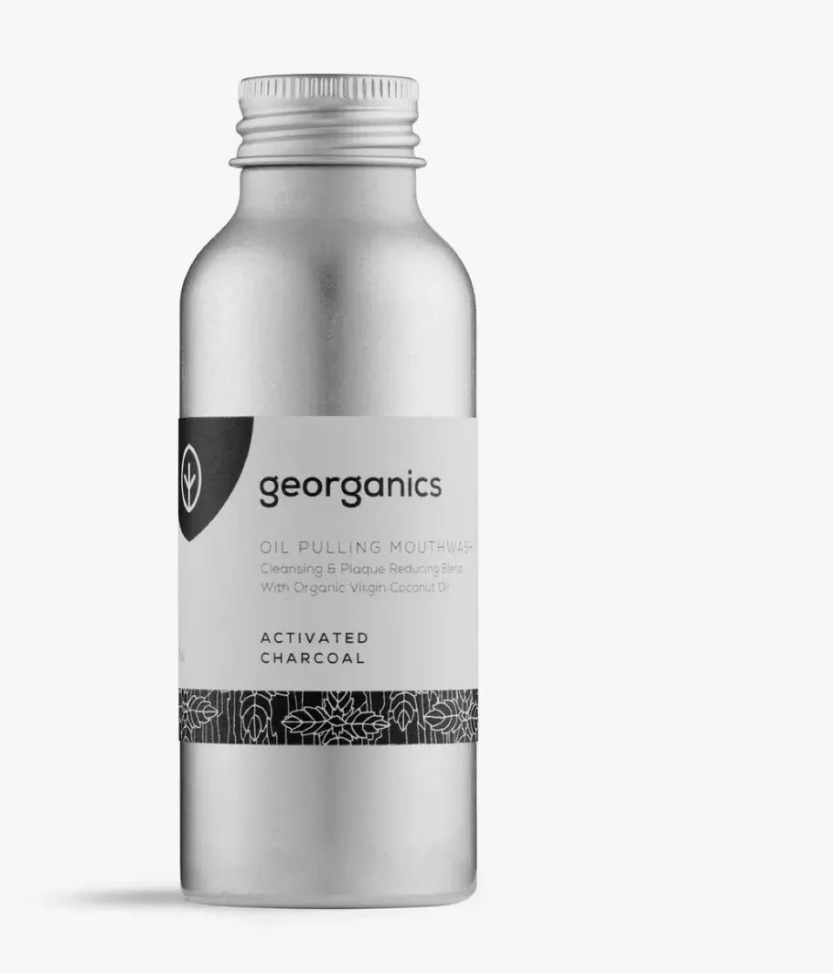Georganics Oil Pulling Mouthwash - Charcoal