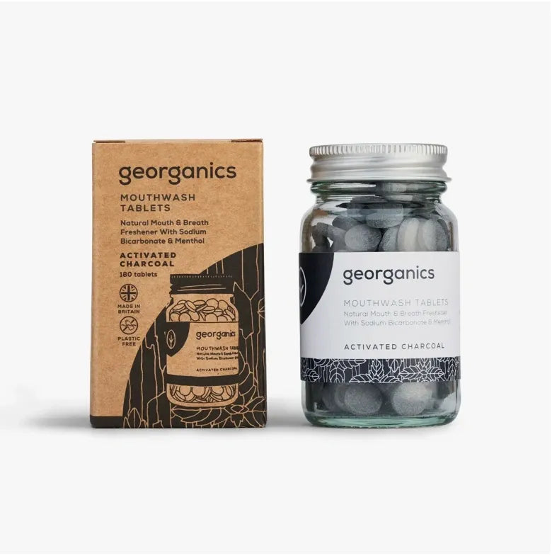 Georganics Mouthwash Tablets - Charcoal
