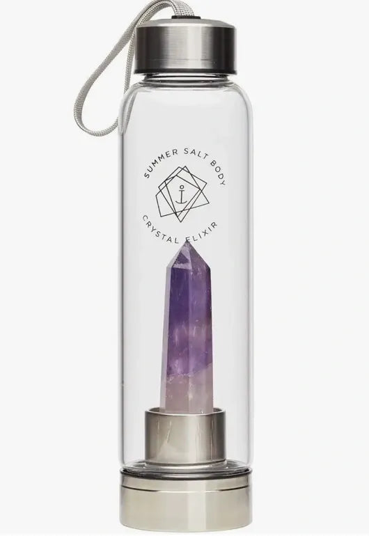Glass Water Bottle 550m