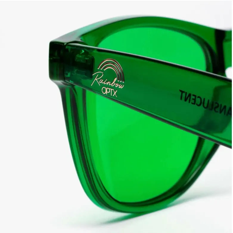 Translucent - Green Sunglasses