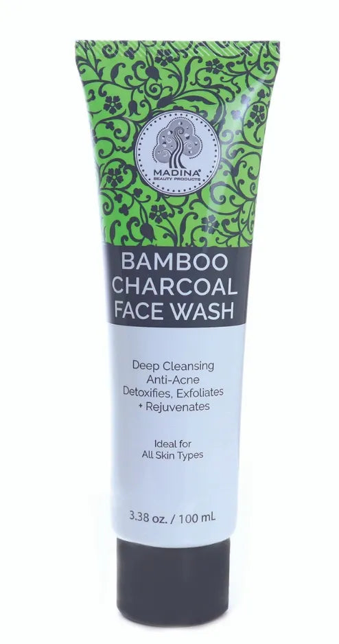 Madina Bamboo Charcoal Face Wash - 100 mL