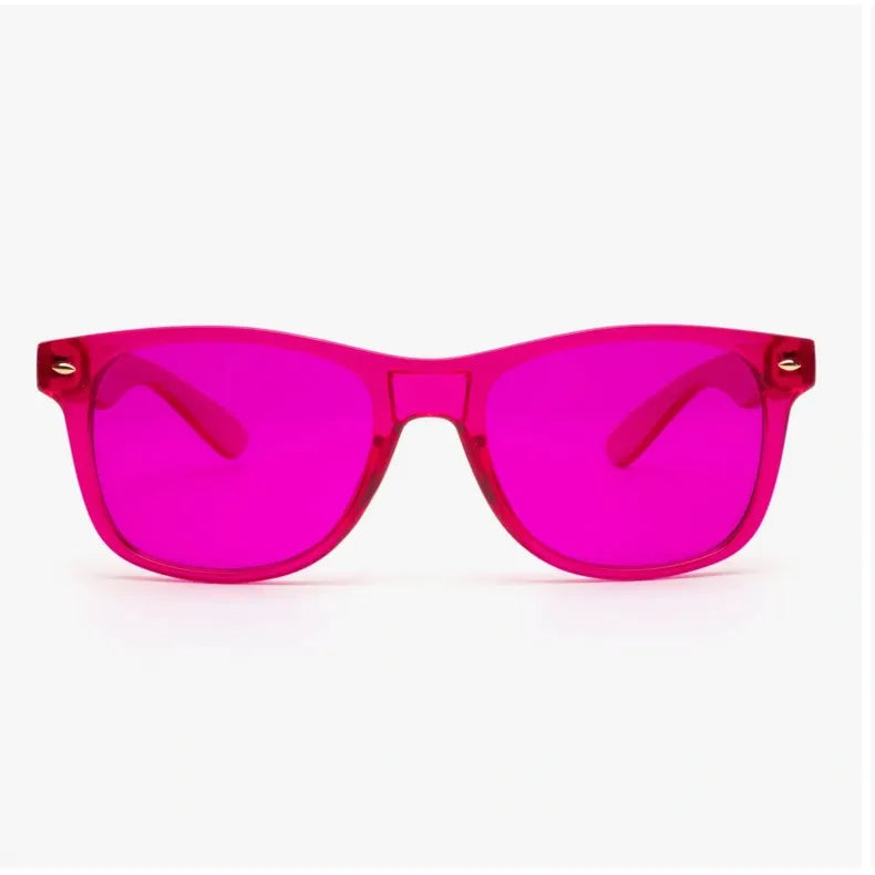 Translucent - Magenta Sunglasses