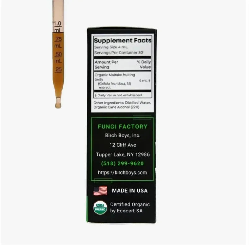Organic Maitake Tincture (4oz)