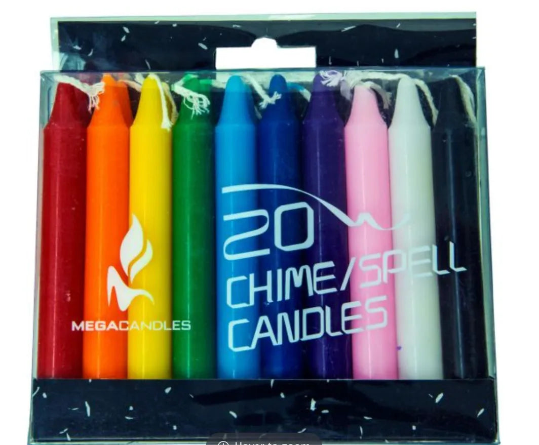 Mini Ritual Candles Assorted (pack of 20)