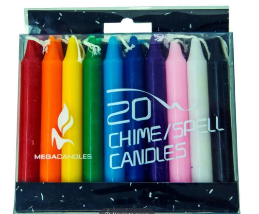 Mini Ritual Candles Assorted (pack of 20)
