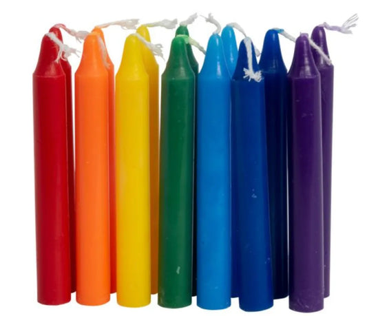 Mini Ritual Candles Chakra (Pack of 14)
