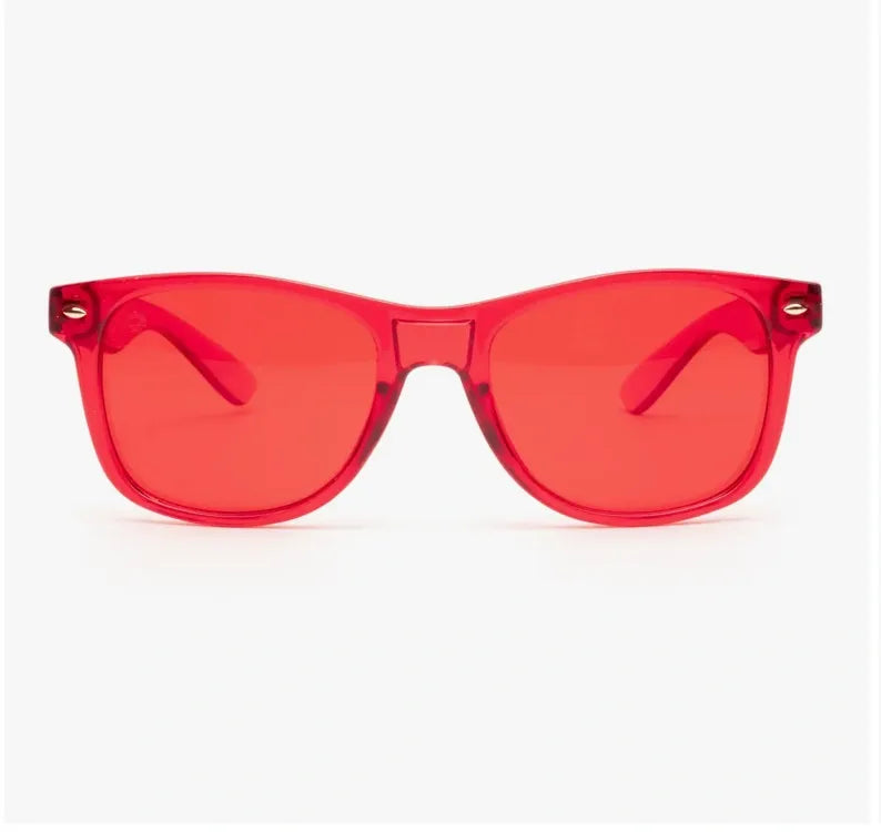 Translucent - Red Sunglasses