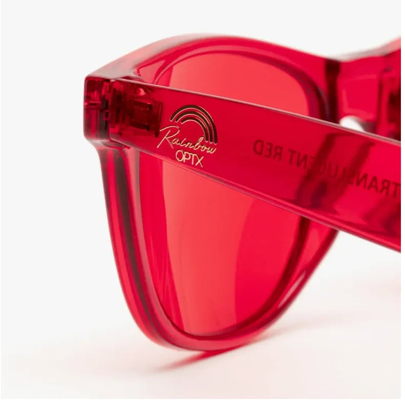 Translucent - Red Sunglasses