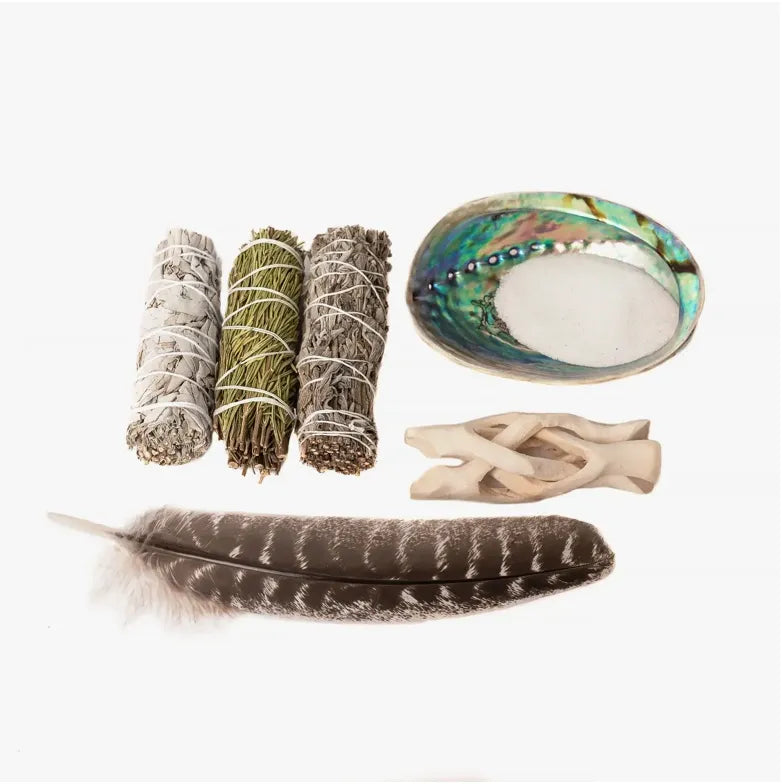 White Sage, Rosemary, and Common Sage Cleanse Kit One