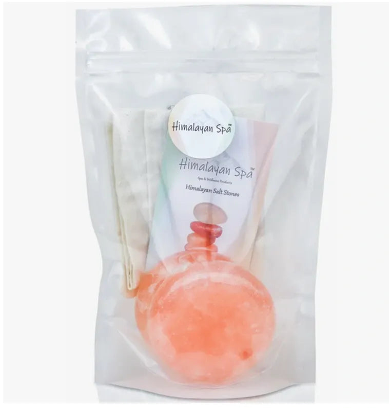 Round Disk Stone - Set of 2 w/ Cotton Bag