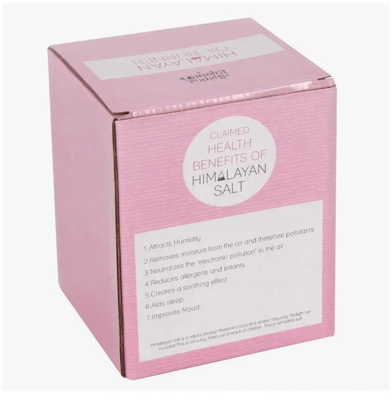 Pink Himalayan Salt Lamp Oil Burner and Wax Warmer