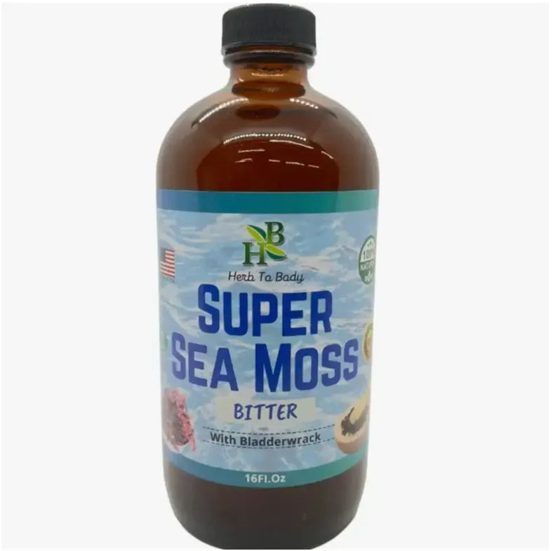 Super Sea Moss Bitter - Herbal Bitter - 16oz Bottle