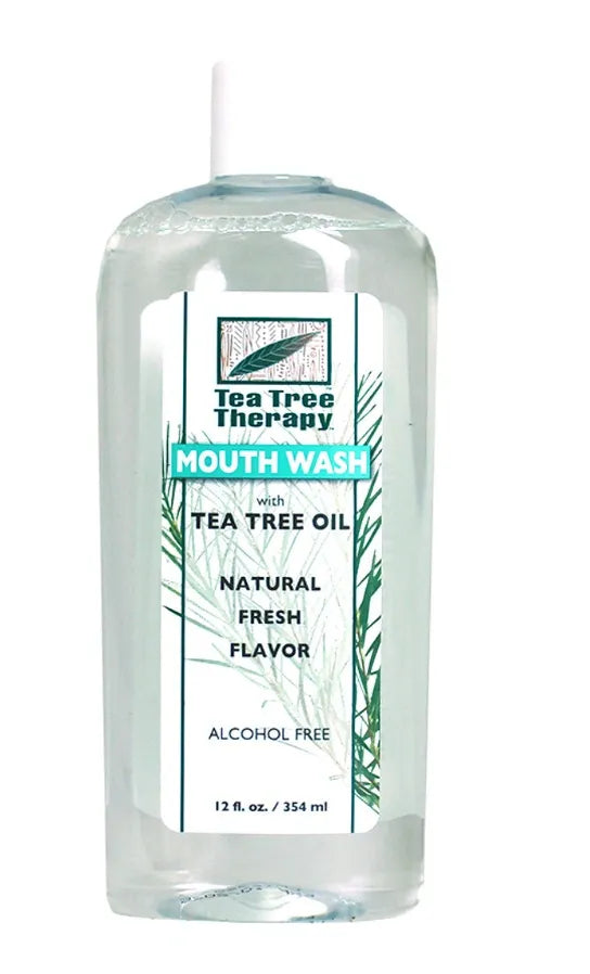 Natural Tea Tree Mouthwash - 12 oz.