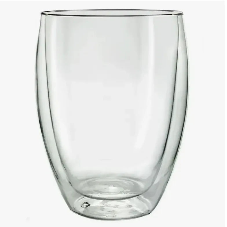 Double-walled thermal glass all in one 400 ml & stainless steel filter