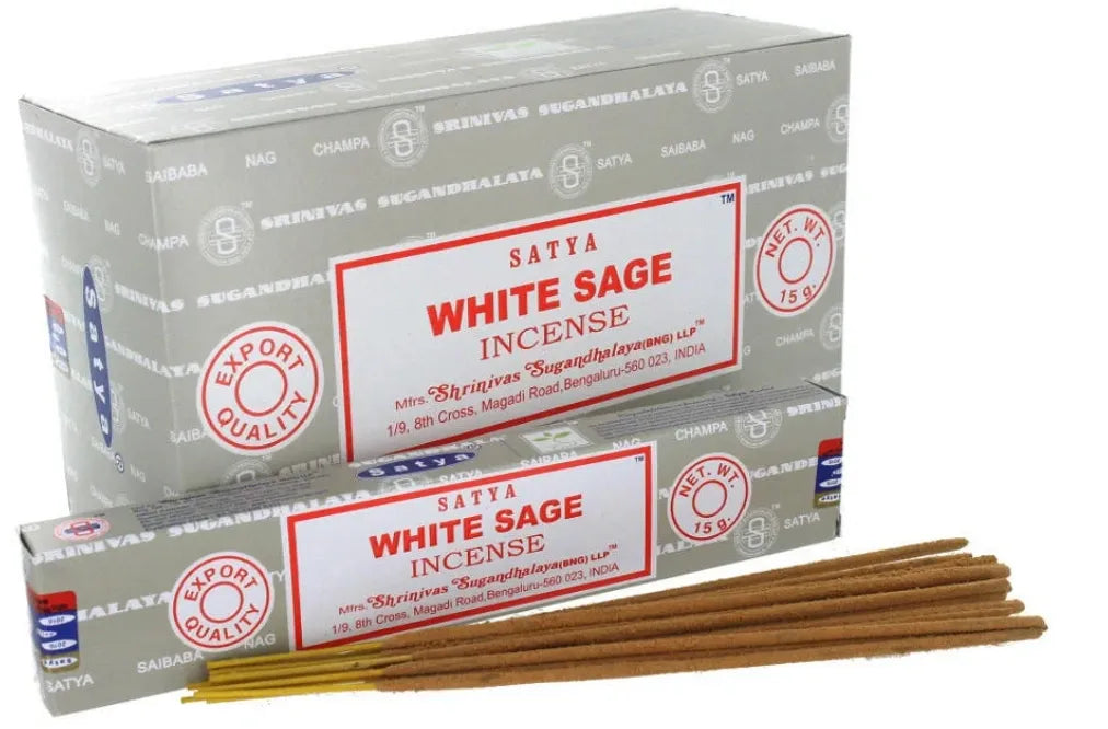Satya White Sage Incense Sticks 15g