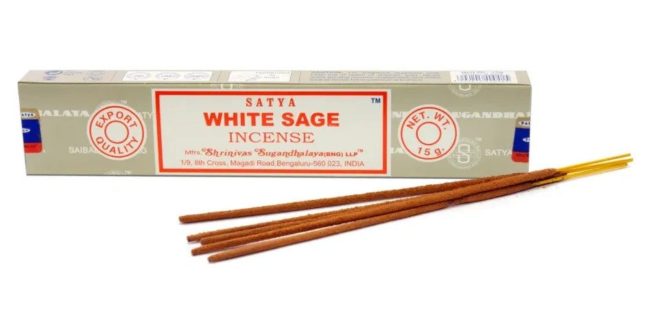 Satya White Sage Incense Sticks 15g